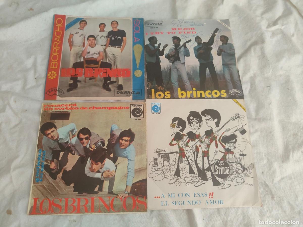 Discos de vinilo: LOTE 4 SINGLES &ndash; LOS BRINCOS &ndash; A&Ntilde;OS 60 &ndash; POP/BEAT ESPA&Ntilde;OL
