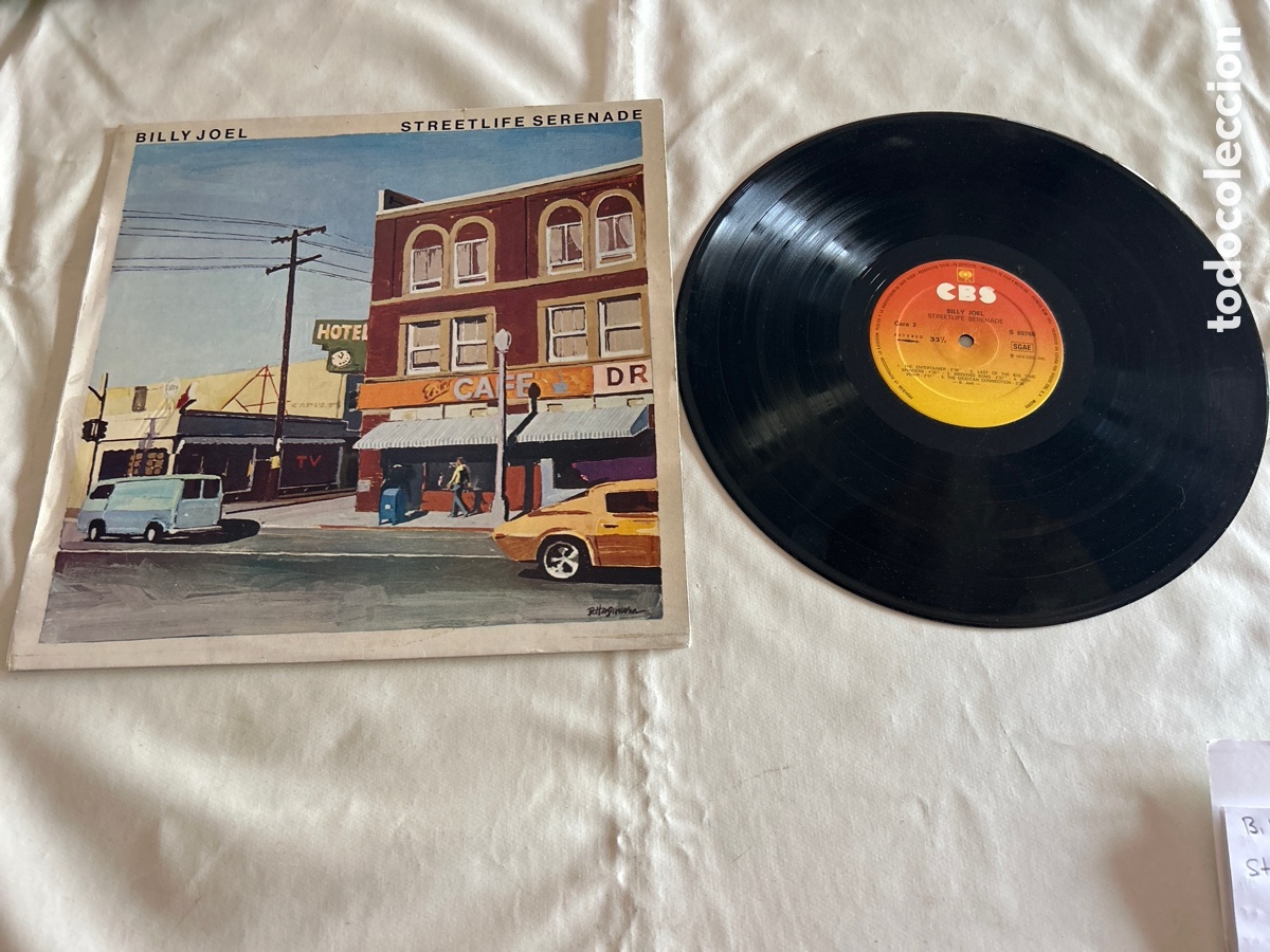 Discos de vinilo: Disco de vinilo LP Billy Joel. Street life serenade.1974