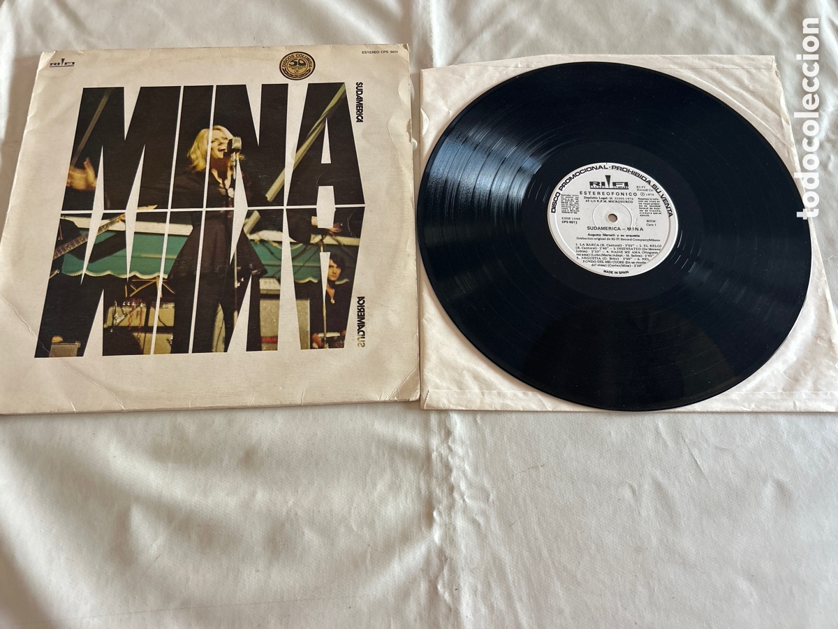 Vinyl-Schallplatten: Disco vinilo LP. Mina. Sudamerica.1974