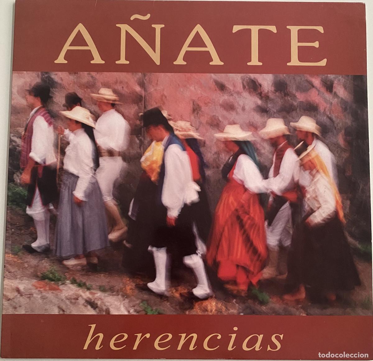 Discos de vinilo: GRUPO FOLKLORICO A&Ntilde;ATE - HERENCIAS - CCPC - 1995 - LA VICTORIA DE ACENTEJO - TENERIFE - CANARIAS