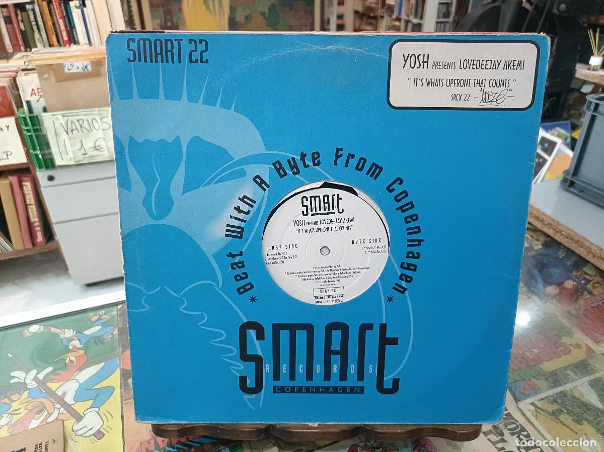 Discos de vinilo: Josh Presents Lovedeejay Akemi - It&acute;s Whats Upfront Thtat Counts - Maxi Single Smart Records 1995