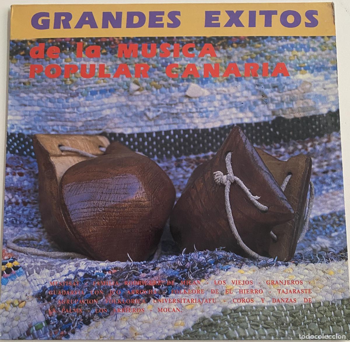 Discos de vinilo: GRANDES EXITOS DE LA MUSICA POPULAR CANARIA - VARIOS INTERPRETES . CCPC - 1990 - VER FOTOS