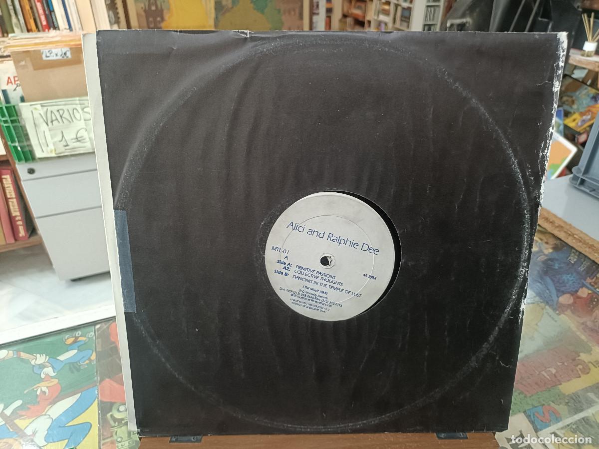 Discos de vinilo: Alici and Ralphie Dee - Primiteve Passions - Maxi Single Mentality Records