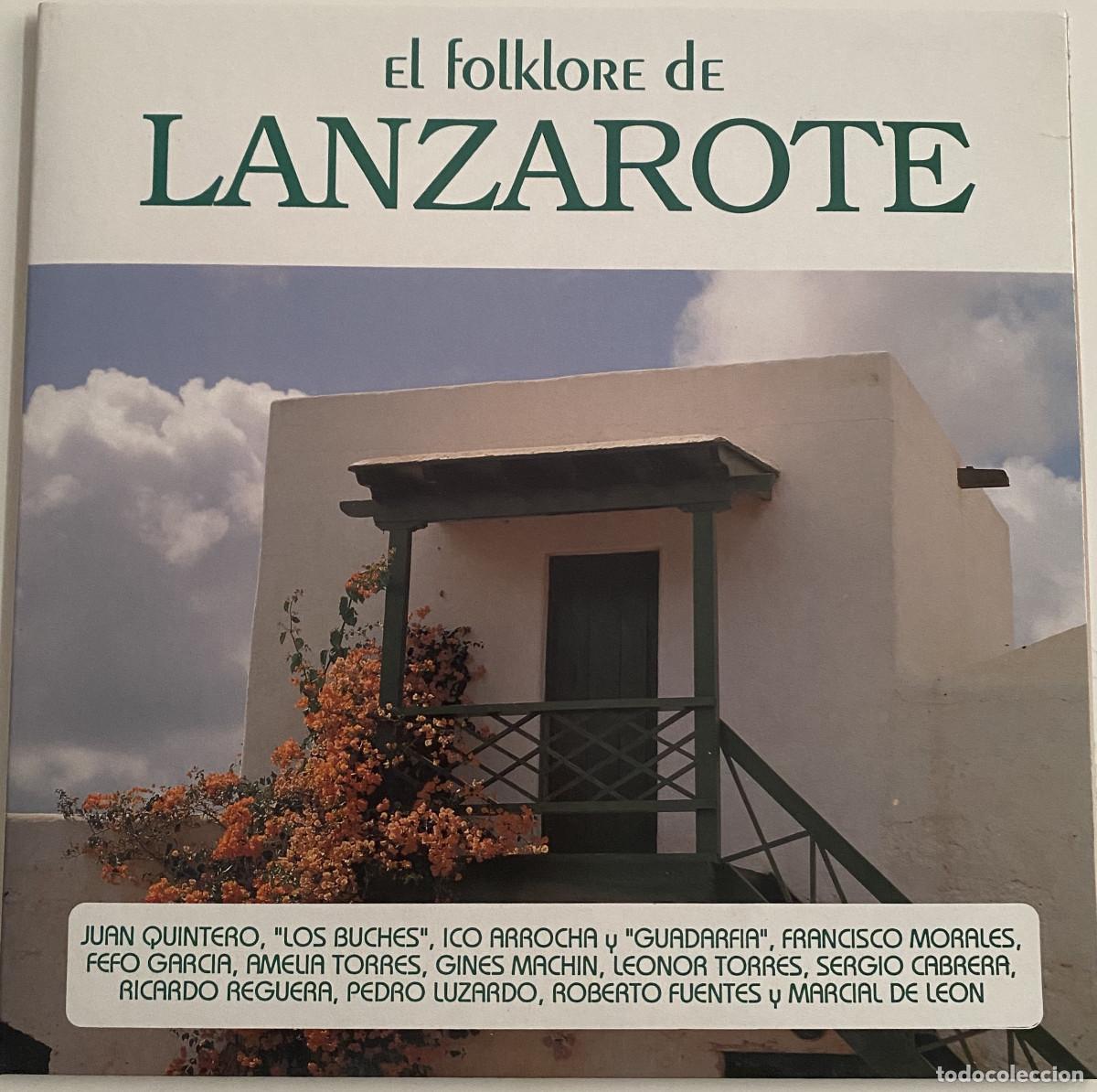 Discos de vinil: EL FOLKLORE DE LANZAROTE - EN HOMENAJE A CESAR MANRIQUE - CCPC - 1992