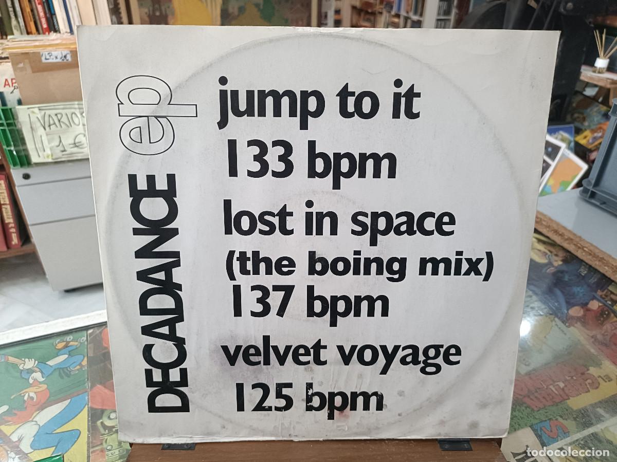 Discos de vinilo: Decadance - Jump To It / Velvet Voyage / Lost in space - Maxi Single All Around The Rorld 1992