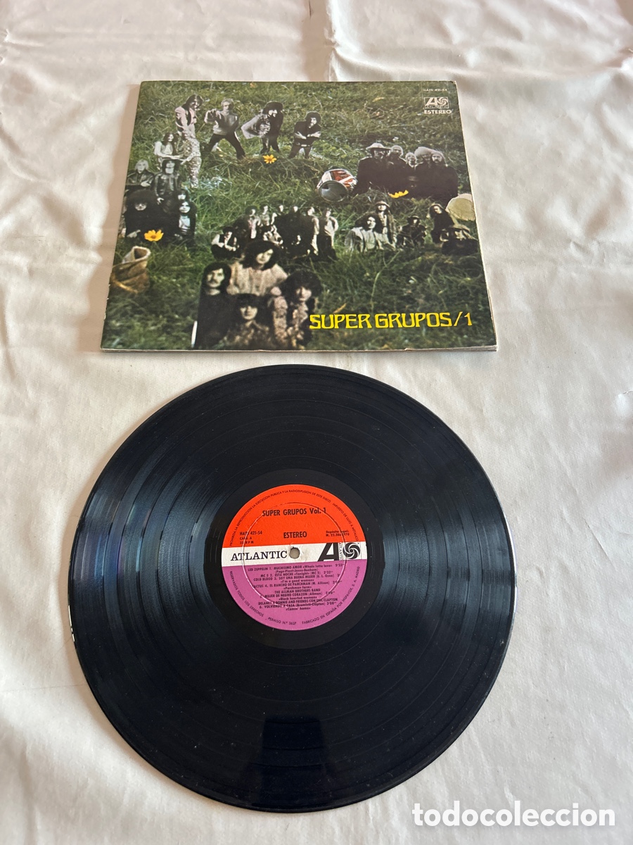 Discos de vinilo: Disco vinilo LP Super Grupos Vol 1. 1970