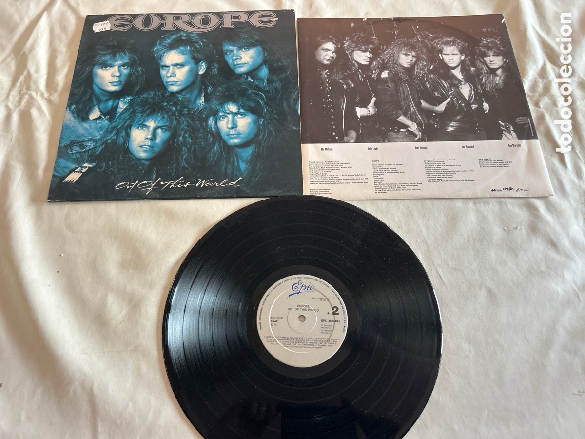 Discos de vinilo: Disco vilo LP Europe. Out of this world