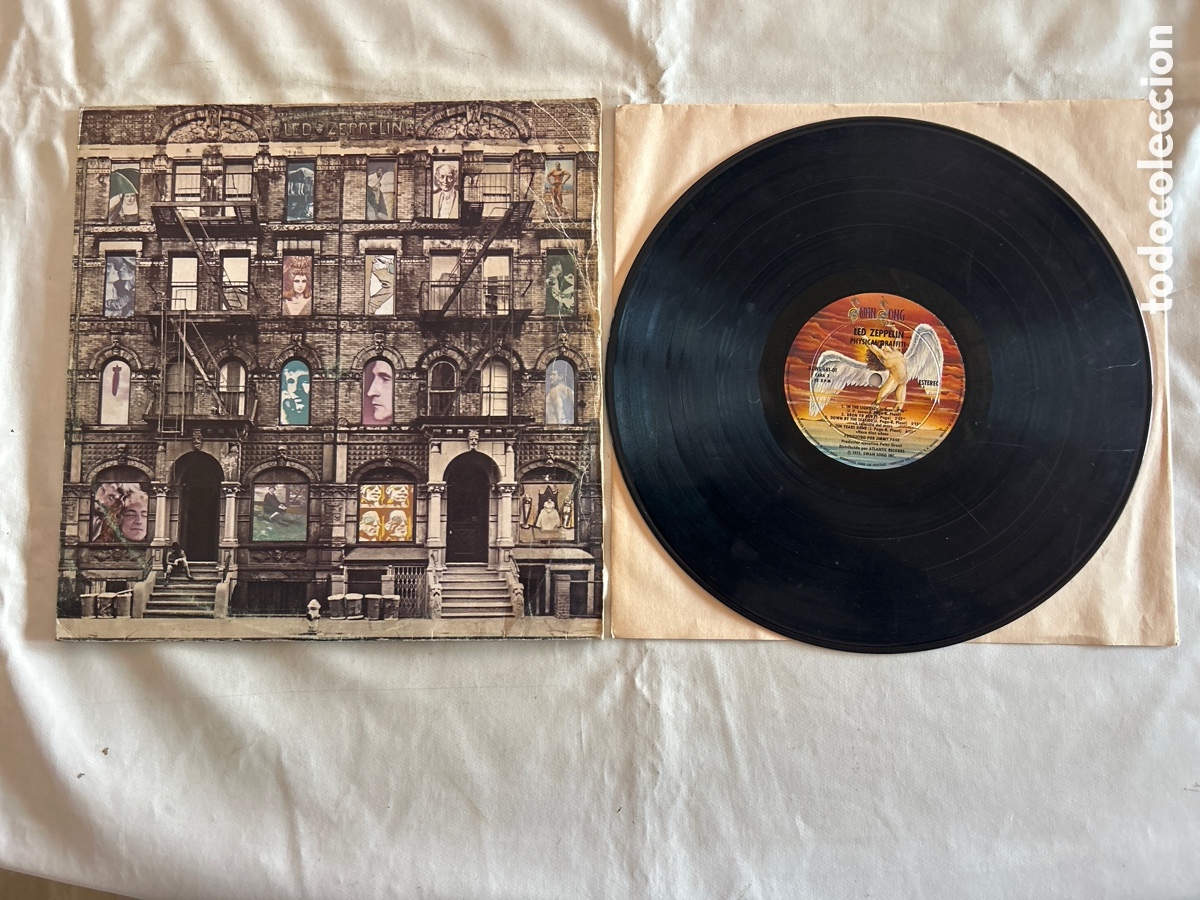 Discos de vinilo: Disco vinilo LP Led Zeppelin. Physical Graffiti.1975