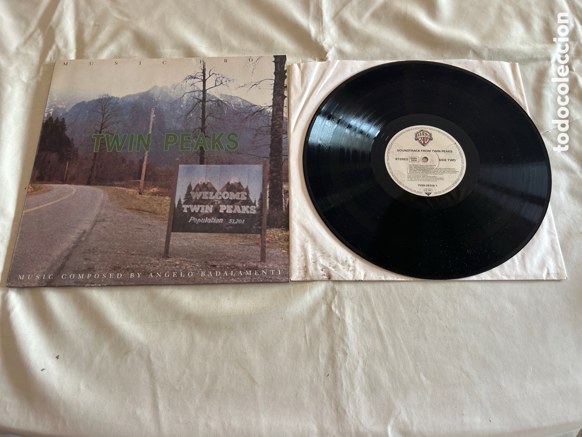Discos de vinilo: Disco vinilo LP Twin Peaks. Angelo Badalamenti