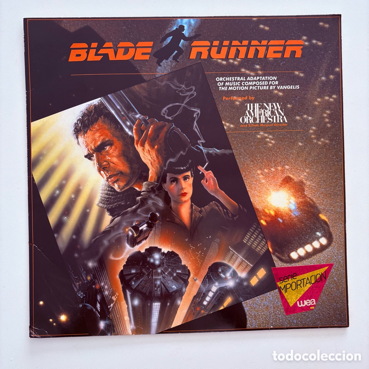 Discos de vinilo: LP The New American Orchestra BANDA SONORA PELICULA Blade Runner VANGELIS