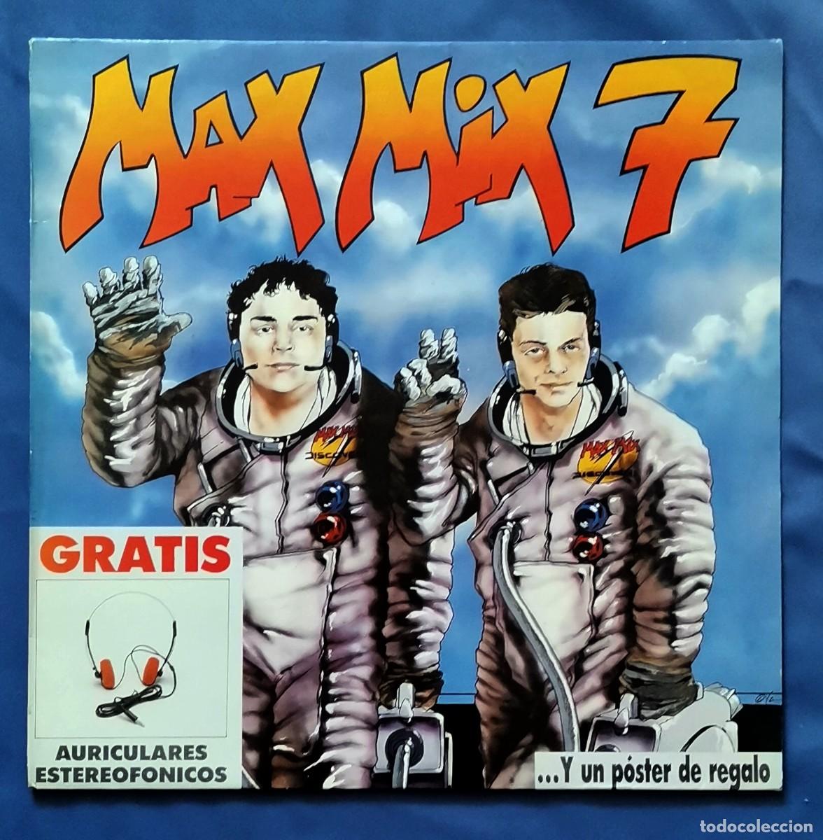 Discos de vinilo: Max Mix 7 2xLP Espa&ntilde;a 1988 incl. poster