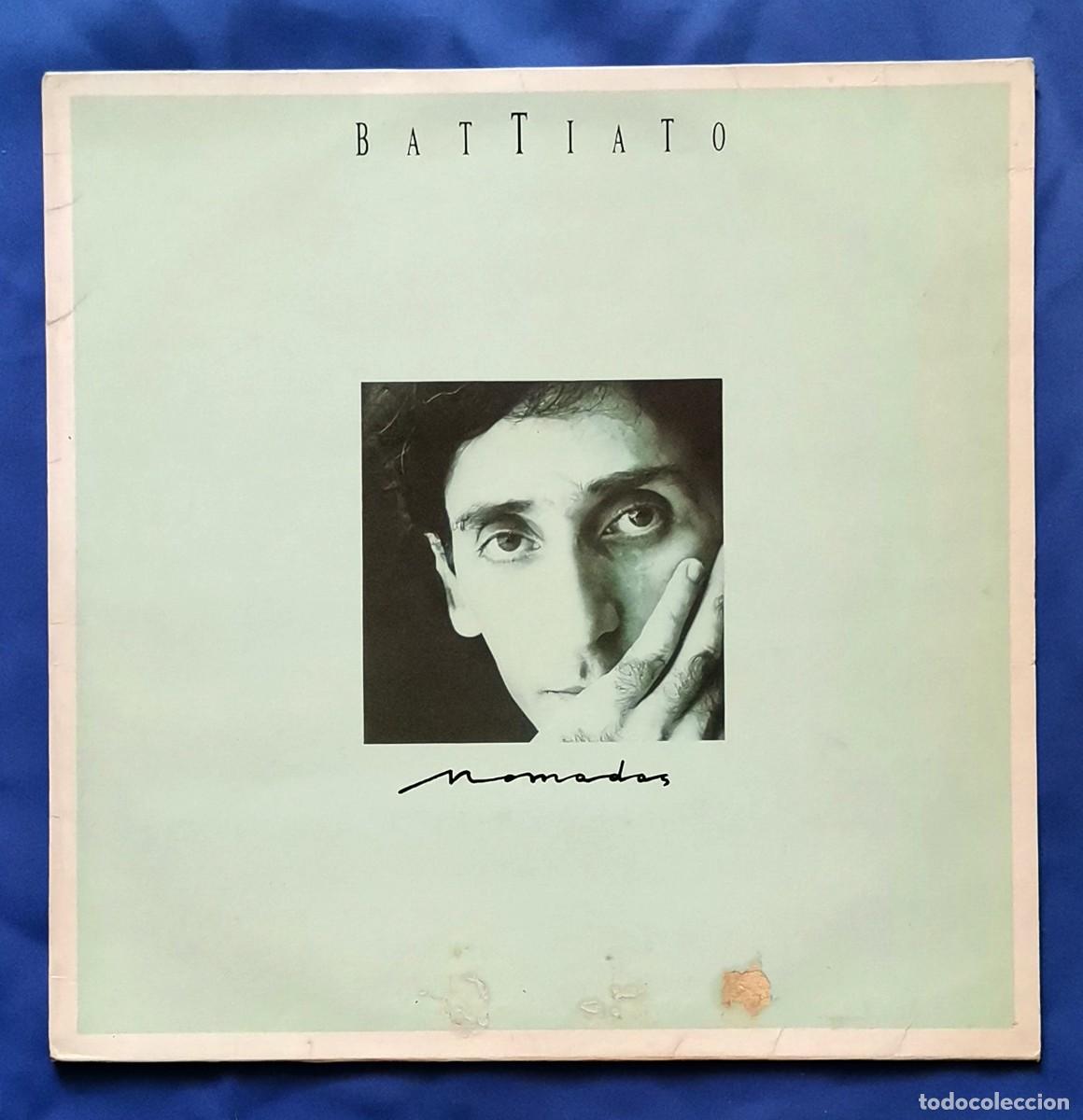 Discos de vinilo: Franco Battiato &ndash; Nomadas LP Espa&ntilde;a 1987 incl. encarte