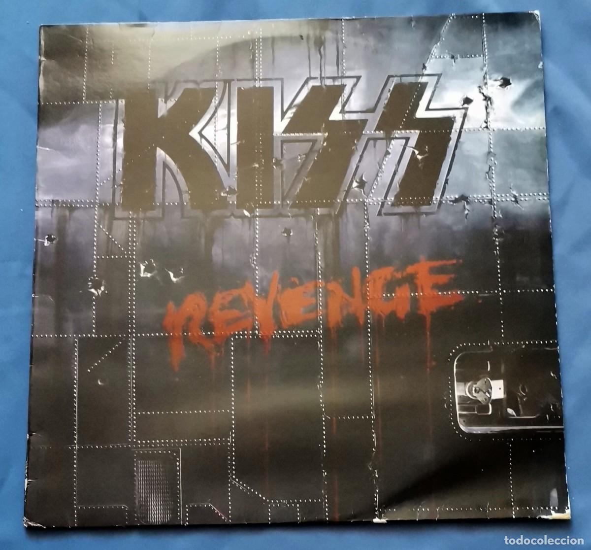 Discos de vinilo: Kiss &ndash; Revenge LP 1992 Espa&ntilde;a incl. encarte - DIF&Iacute;CIL