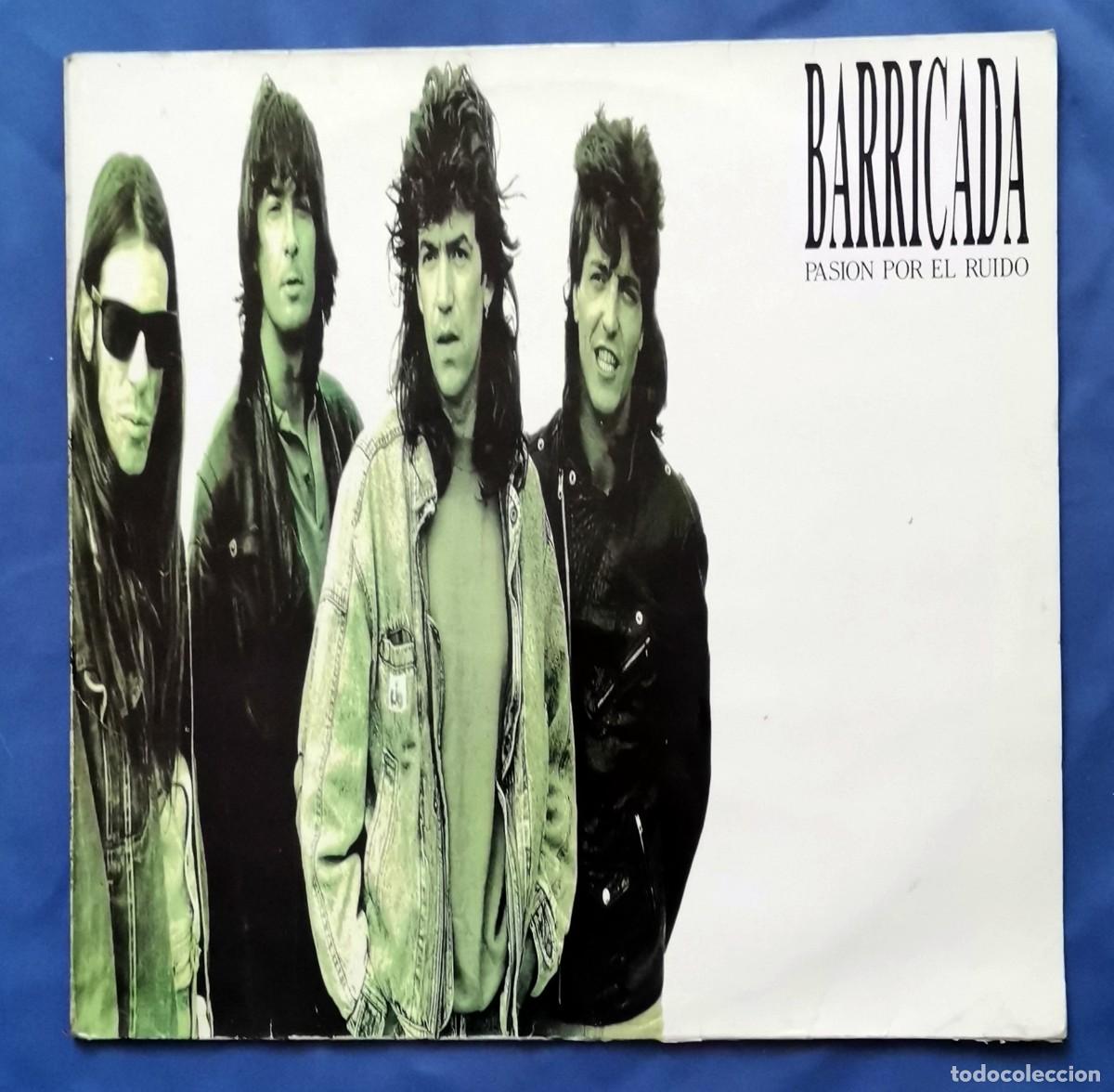 Discos de vinilo: Barricada - Pasion Por El Ruido LP 1989 incl. encarte