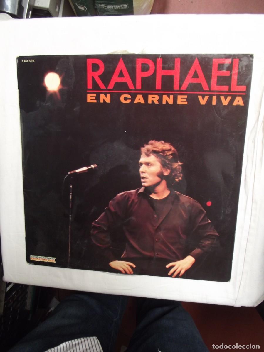 Discos de vinilo: LP RAPHAEL EN CARNE VIVA ( SIN PROBAR )