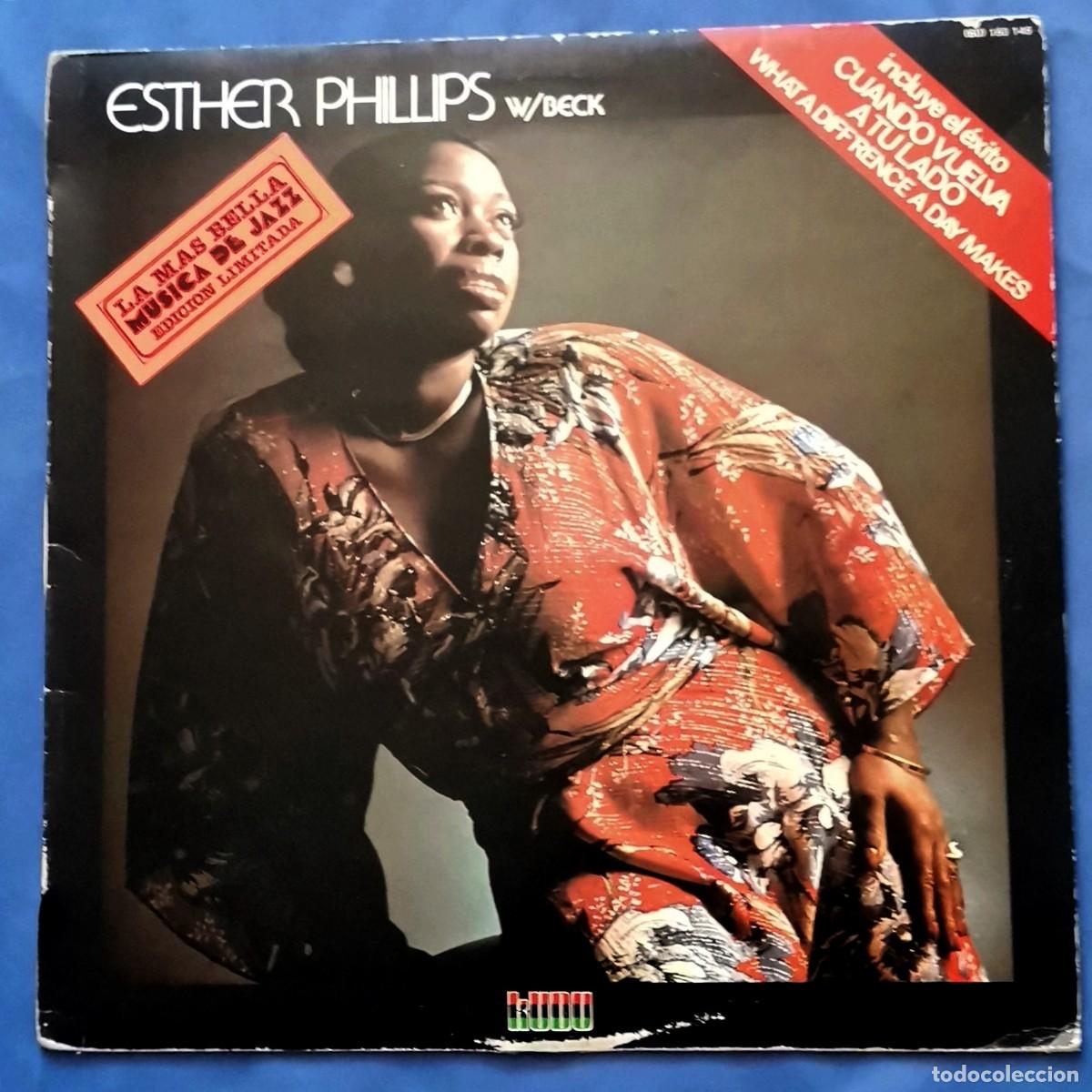 Discos de vinilo: Esther Phillips With Joe Beck &ndash; What A Diff'rence A Day Makes LP 1975