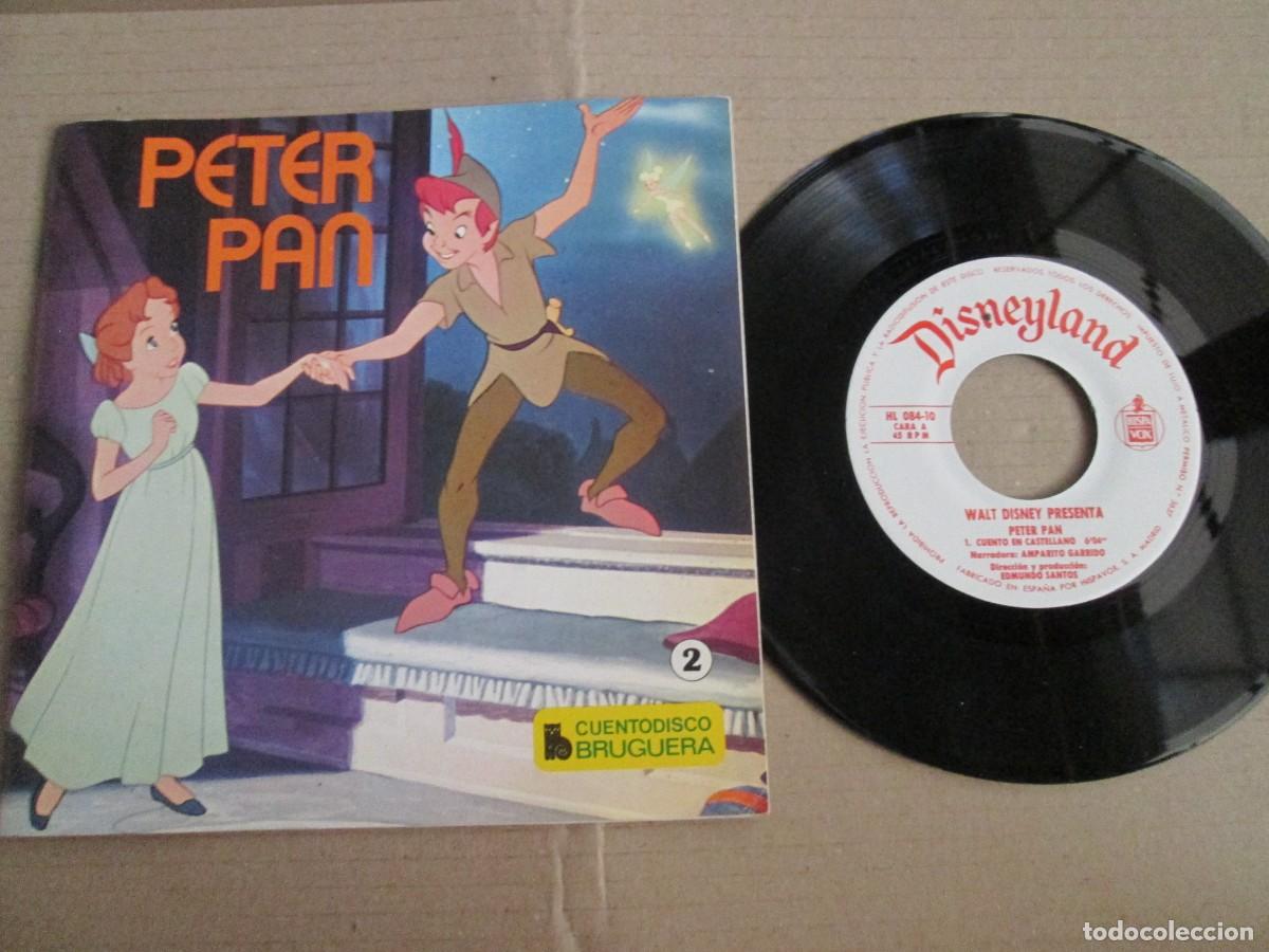 Discos de vinilo: AMPARITO GARRIDO - Peter Pan. Disco LIbro, ed espa&ntilde;ola 7&rdquo; 1968. Impecable NM