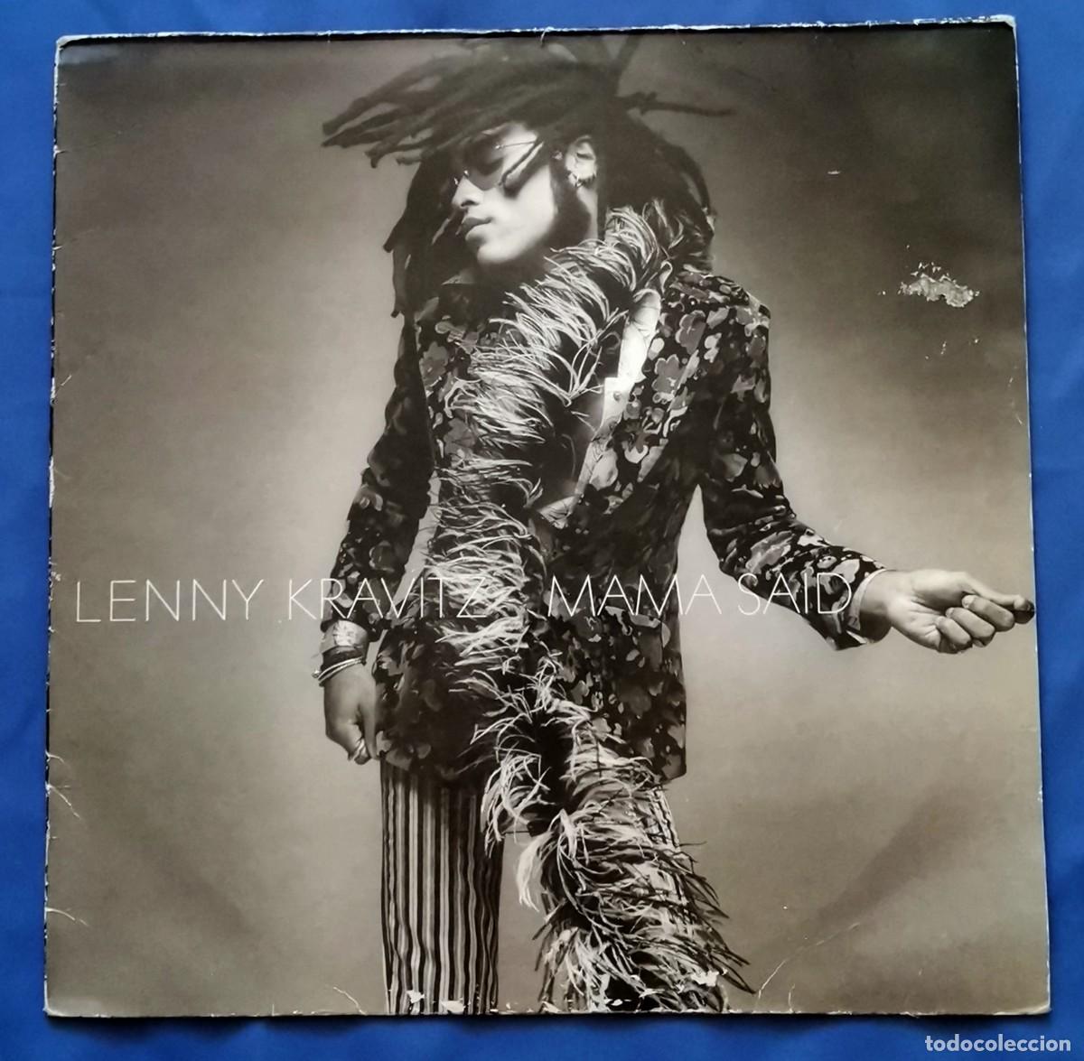 Discos de vinilo: Lenny Kravitz &ndash; Mama Said LP 1991 Espa&ntilde;a incl. encarte