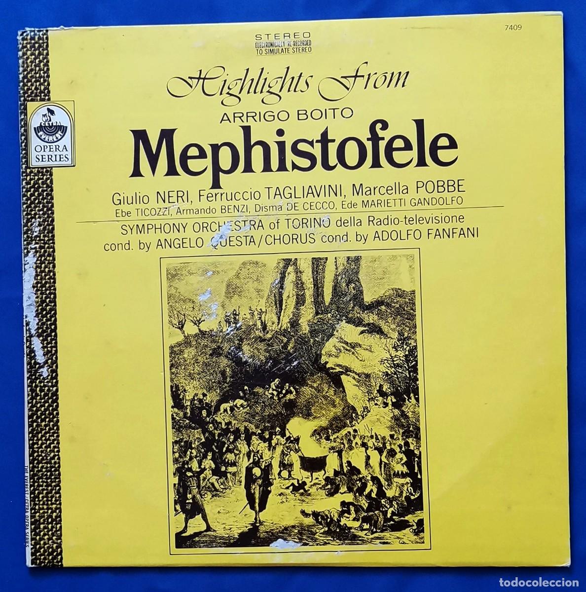 Discos de vinilo: Highlights From Mephistofele LP USA