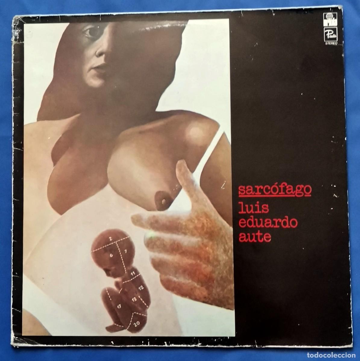 Discos de vinilo: Luis Eduardo Aute &ndash; Sarc&oacute;fago (Canciones De Muerte) LP 1983 incl. encarte