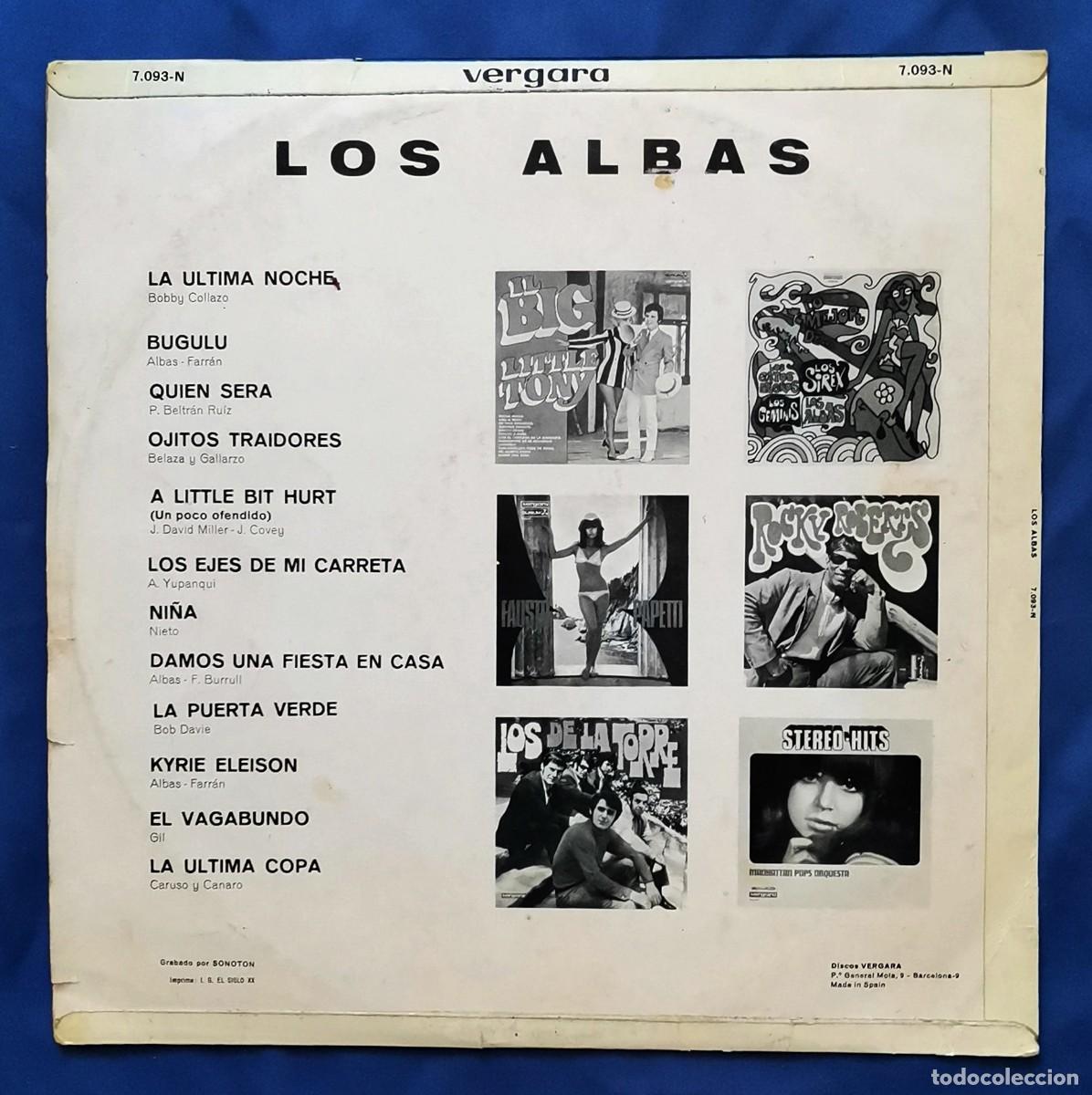 Discos de vinilo: Los Albas &ndash; Los Albas LP 1969 - Foto 2