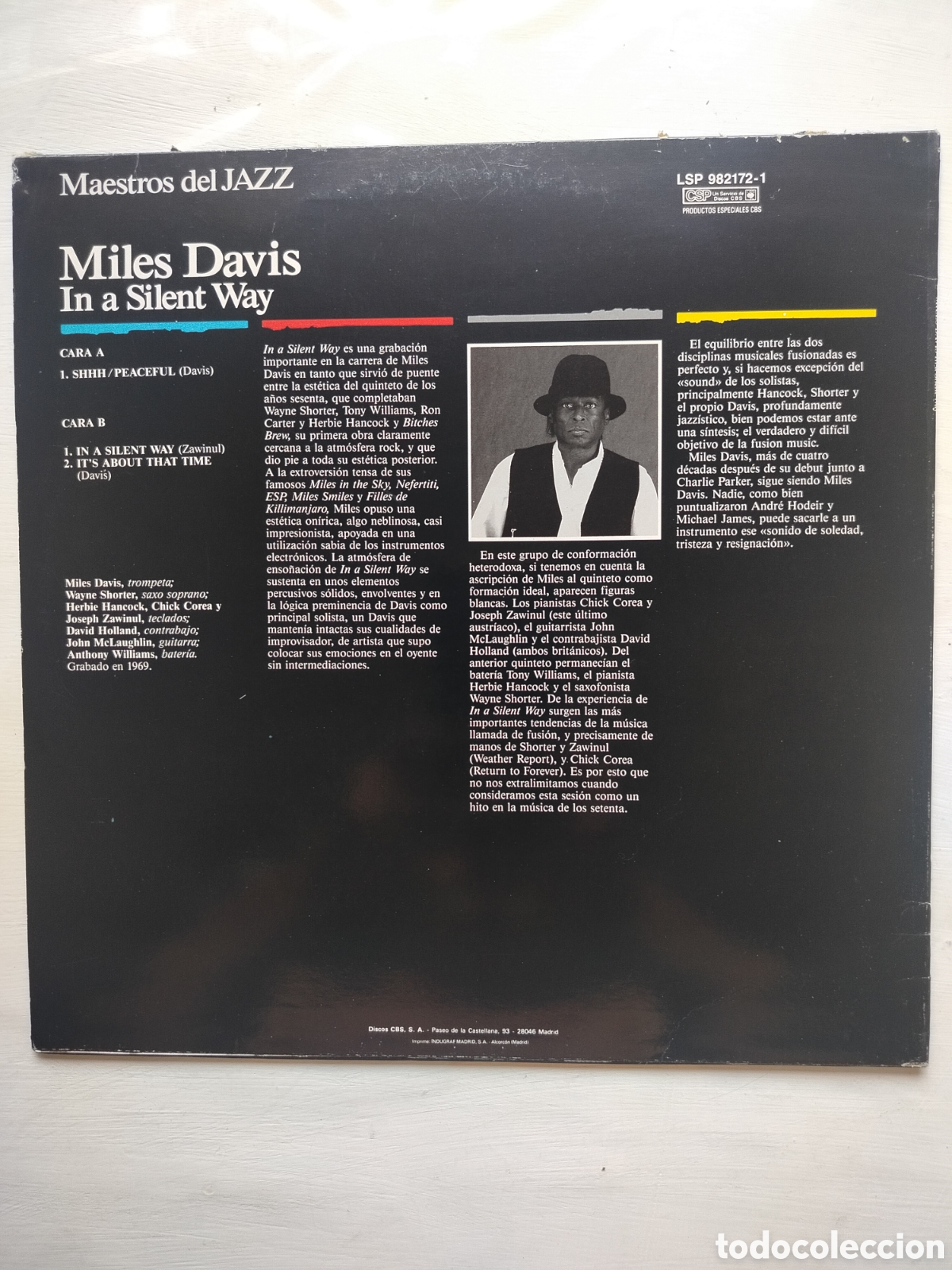 Discos de vinilo: Miles Davis LP 1989. - Foto 2