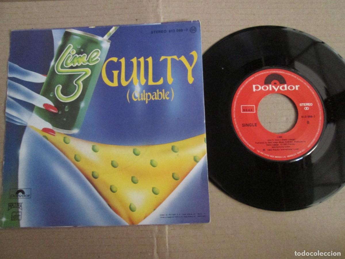 Discos de vinilo: LIME - Guilty. Single, ed espa&ntilde;ola 7&rdquo; 1983. Impecable (NM) - Foto 2