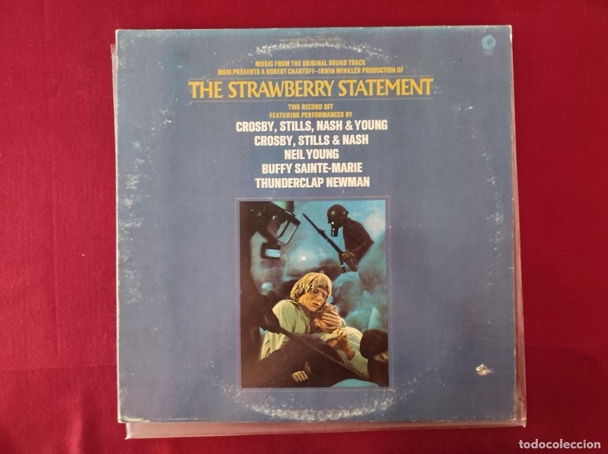 Discos de vinilo: B.S.O. The Strawberry Statement (2 LP, Gatefold) - Primera Edici&oacute;n original USA 1970 - MGM 2 SE 14 S