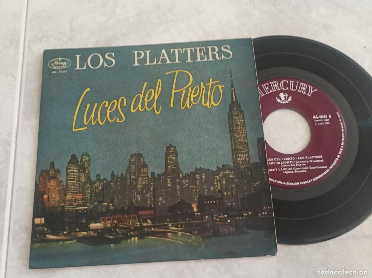 Discos de vinilo: Los Platters ep luces del puerto