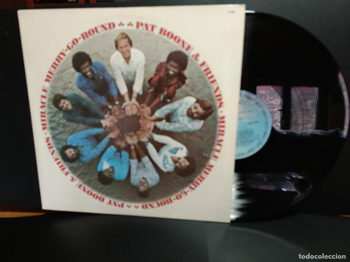 Discos de vinilo: PAT BOONE & FRIENDS MIRACLE MERRY GO ROUND LP USA 1977 PDELUXE