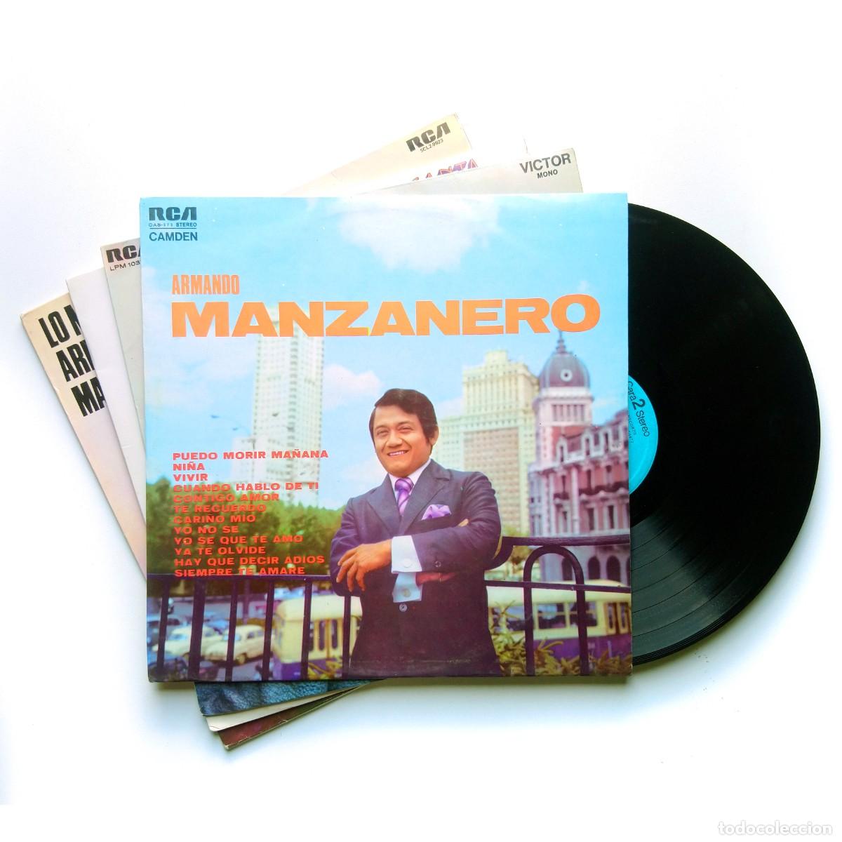 Discos de vinilo: ARMANDO MANZANERO Lote 4 LP Puedo Morir Ma&ntilde;ana Somos Novios Lo Mejor De Canta