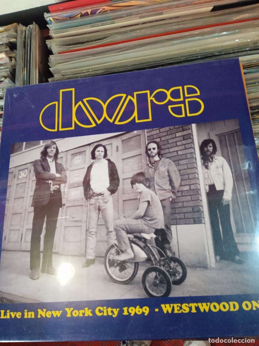 Vinyl records: THE DOORS- LIVE IN NEW YORK CITY 1969, WESTWOOD ONE. LP PRECINTADO.
