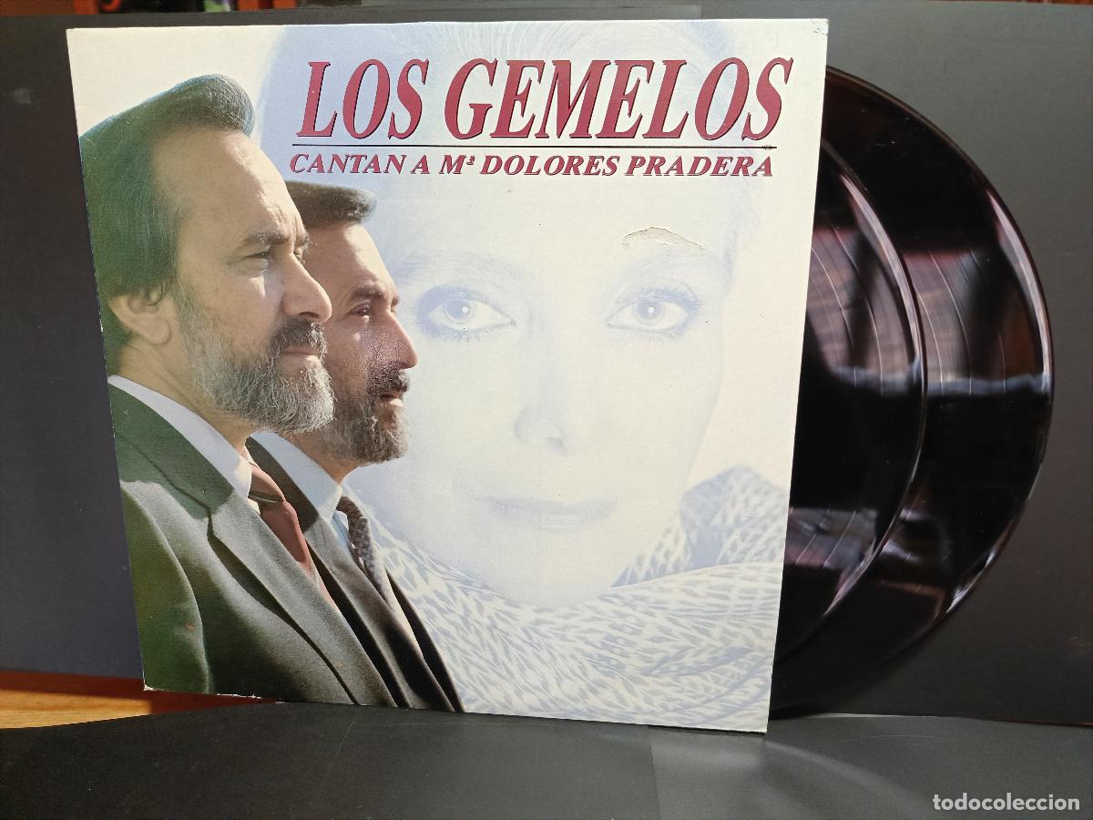 Discos de vinilo: LOS GEMELOS CANTAN A M&ordf; DOLORES PRADERA DOBLE LP EPA&Ntilde;A 1991 PDELUXE