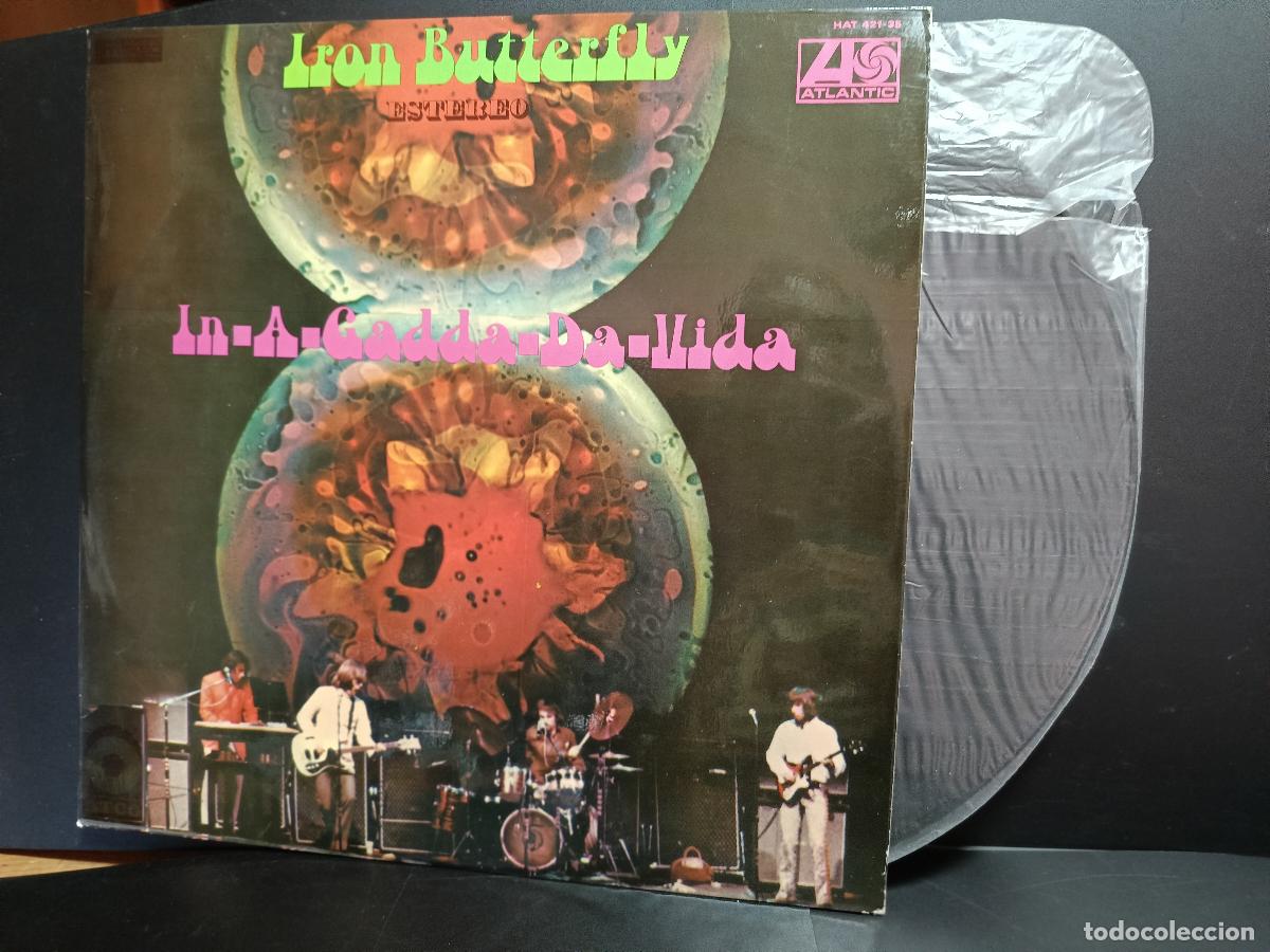 Discos de vinilo: IRON BUTTERFLY IN-A-GADDA-DA-VIDA LP ESPA&Ntilde;A 1969 PDELUXE