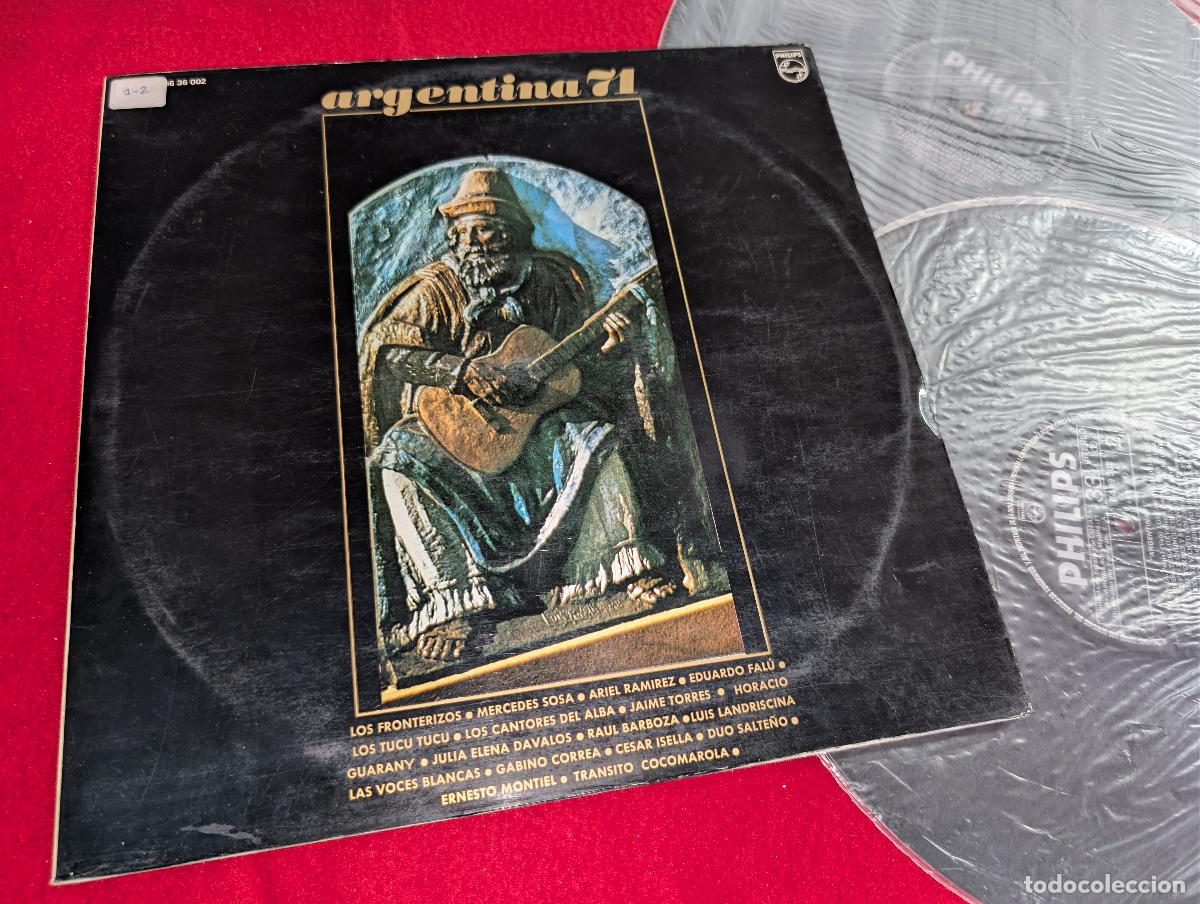 Discos de vinilo: ARGENTINA 71 2LP 1971 Philips ESPA&Ntilde;A SPAIN gatefold RAMIREZ+FALU+FRONTERIZOS+SOSA+TORRES++
