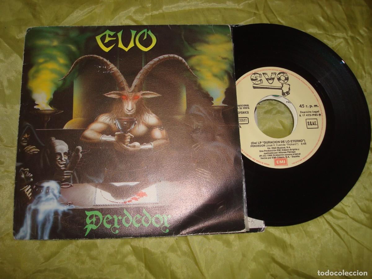 Discos de vinilo: EVO. PERDEDOR / CONTIGO. EMI, 1985. PROMOCIONAL. IMPECABLE(#)