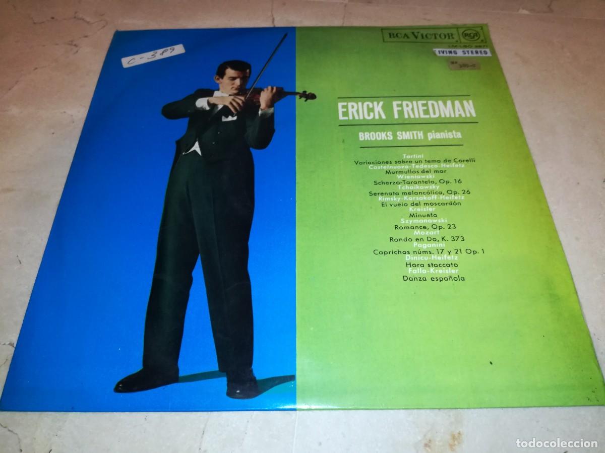 Discos de vinilo: ERICK FRIEDMAN-BROOKS SMITH PIANISTA-ORIGINAL ESPA&Ntilde;OL 1968