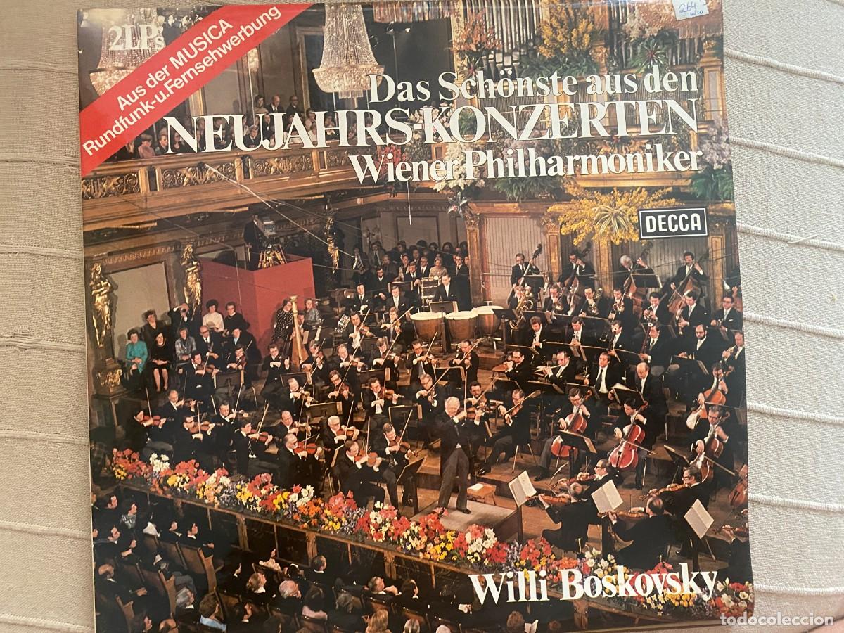 Discos de vinilo: LP DOBLE - DAS SCHONSTE AUS DEN - NEUJAHRS KONZERTEN