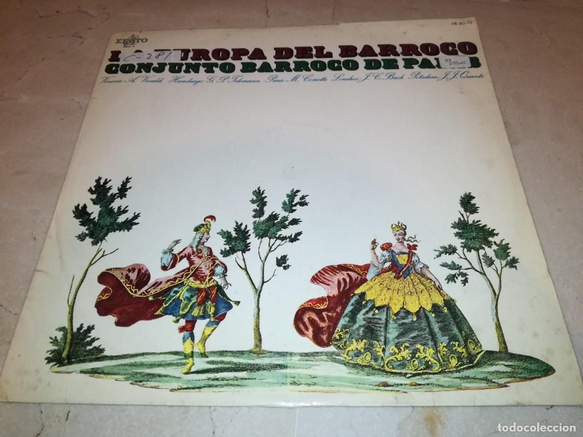 Discos de vinilo: LA EUROPA DEL BARROCO-CONJUNTO BARROCO DE PARIS-ORIGINAL ESPA&Ntilde;OL 1968