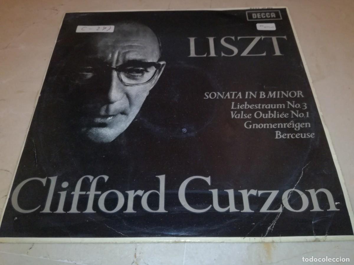 Discos de vinilo: LISZT - SONATA IN B MINOR - CLIFFORD CURZON - ORIGINAL ESPA&Ntilde;OL 1964