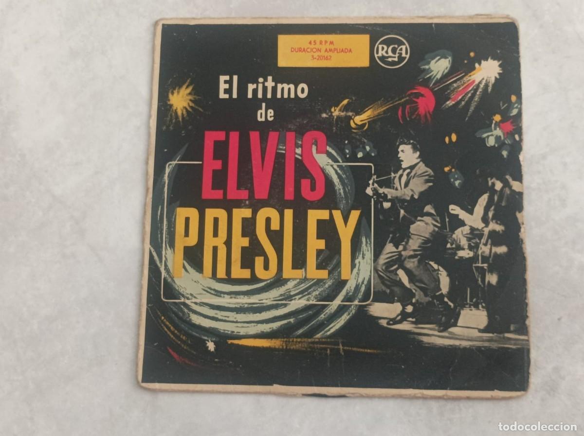 Discos de vinilo: Elvis Presley ep -contraportada rojo-