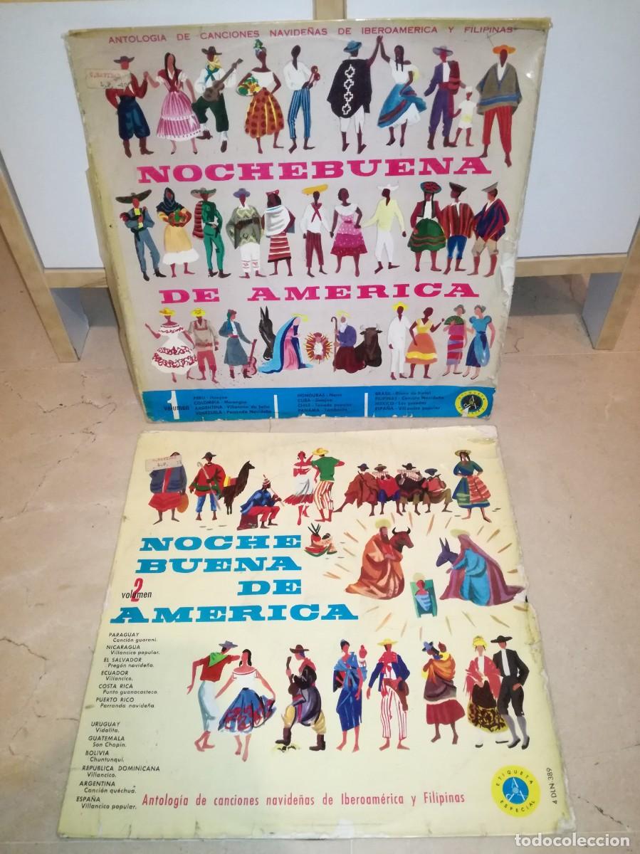 Discos de vinilo: LOTE DE 2 LPs DE NOCHEBUENA DE AMERICA-VOL. 1 Y 2-ORIGINAL ESPA&Ntilde;OL 1961