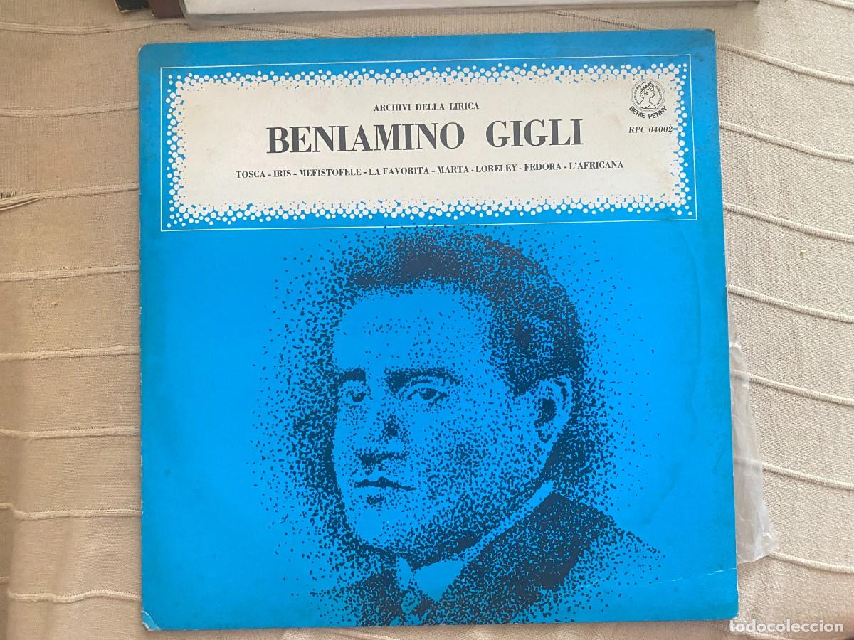 Discos de vinilo: LP BENJAMINO GIGLI - ARCHIVI DELLA LIRICA