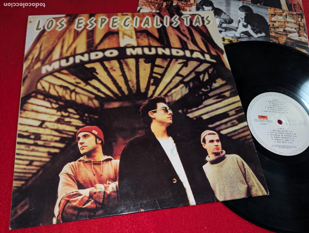Discos de vinilo: LOS ESPECIALISTAS Mundo mundial LP 1995 Polydor VINILO RARO