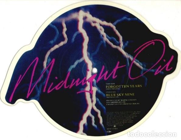 Discos de vinilo: Midnight Oil &ndash; Forgotten Years- Vinilo, 7&rdquo;, Shape, Single, Picture Disc