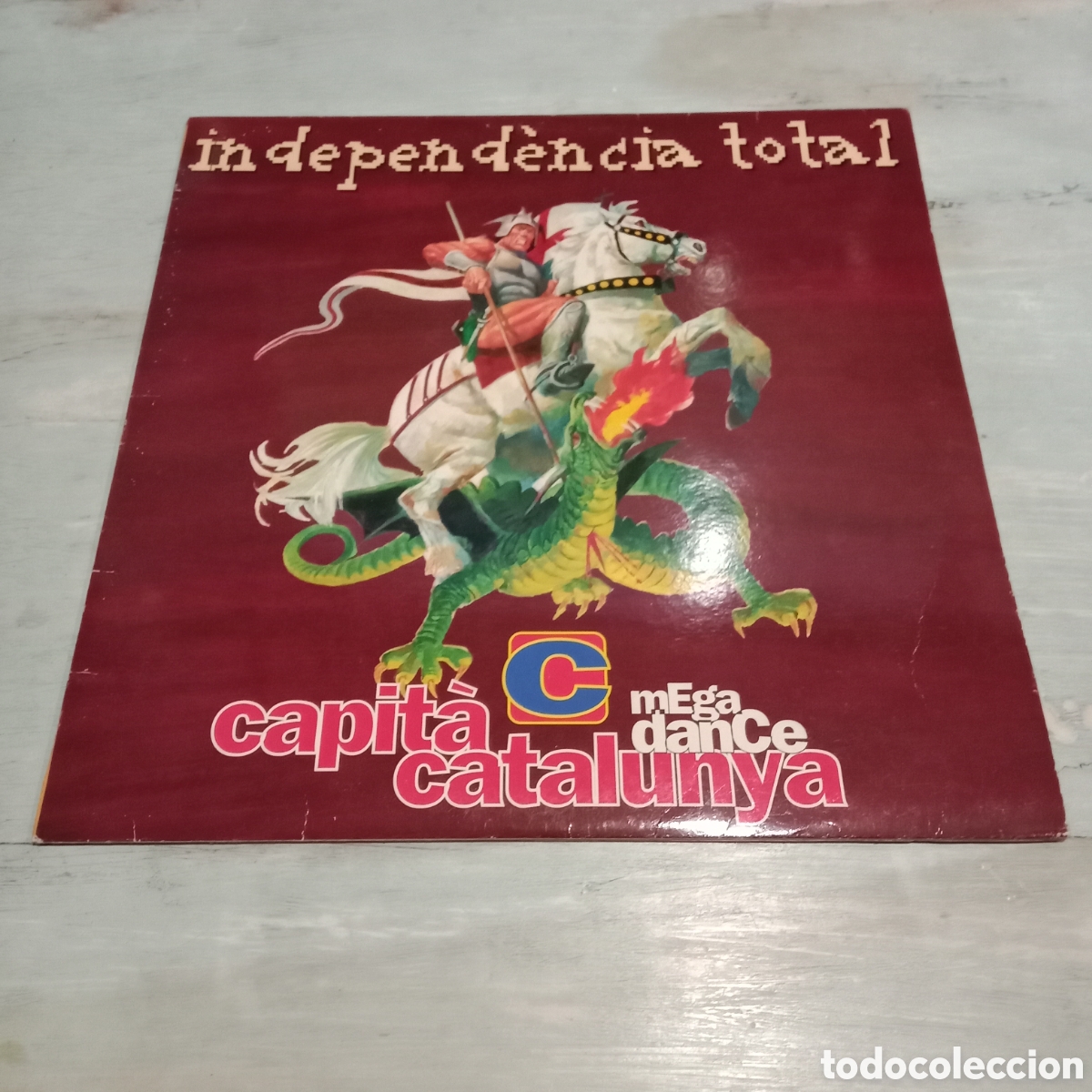 Discos de vinilo: CAPIT&Agrave; CATALUNYA - INDEPEND&Egrave;NCIA TOTAL - MAXI-SINGLE 12&rdquo;