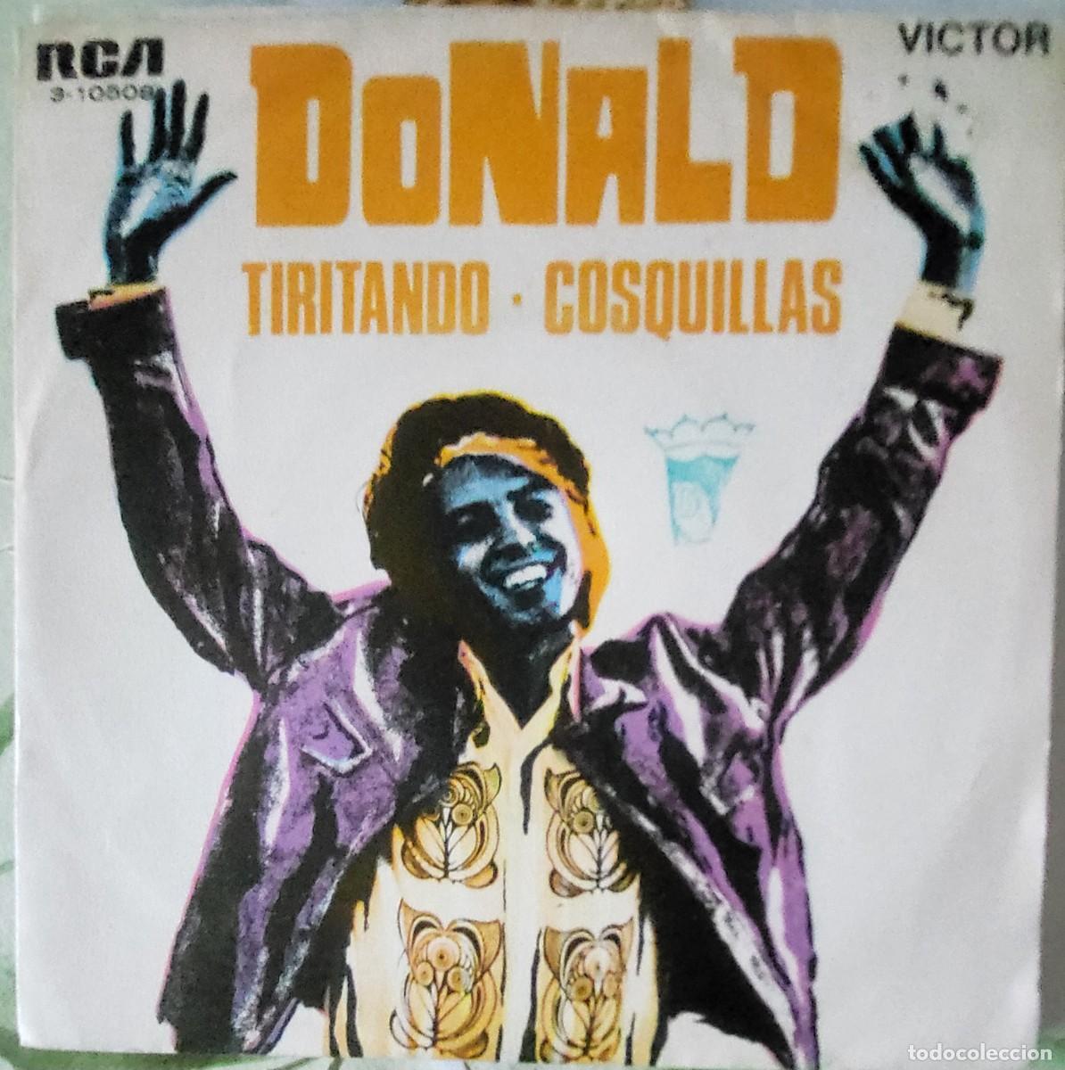 Discos de vinilo: Donald single sello RCA Victor editado en Espa&ntilde;a a&ntilde;o 1970...