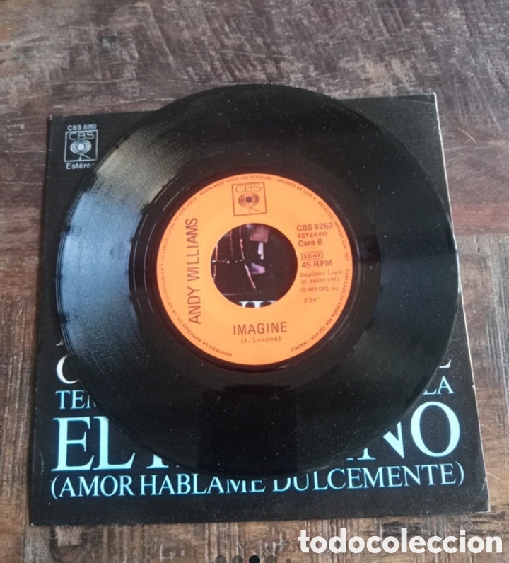 Discos de vinilo: Vinilo Andy Williams El Padrino BSO 1972 - Foto 3