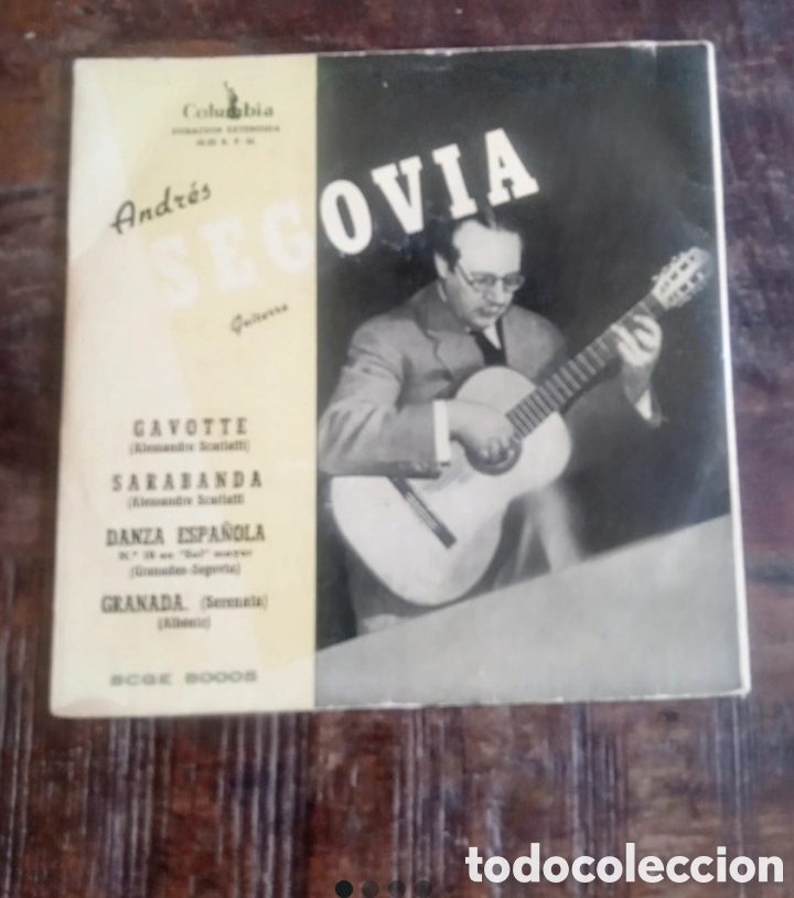 Discos de vinilo: Vinilo single Andres Segovia