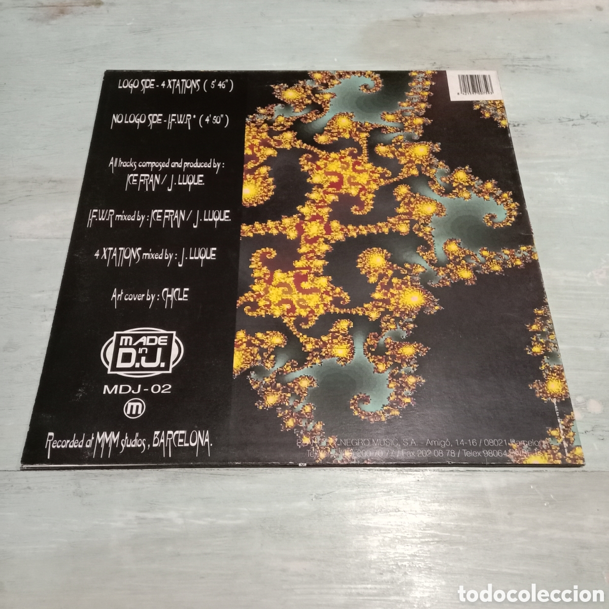 Discos de vinilo: ICE FRAN + LETHAL - 4 XTATIONS - MAXI-SINGLE 12&rdquo; - Foto 2